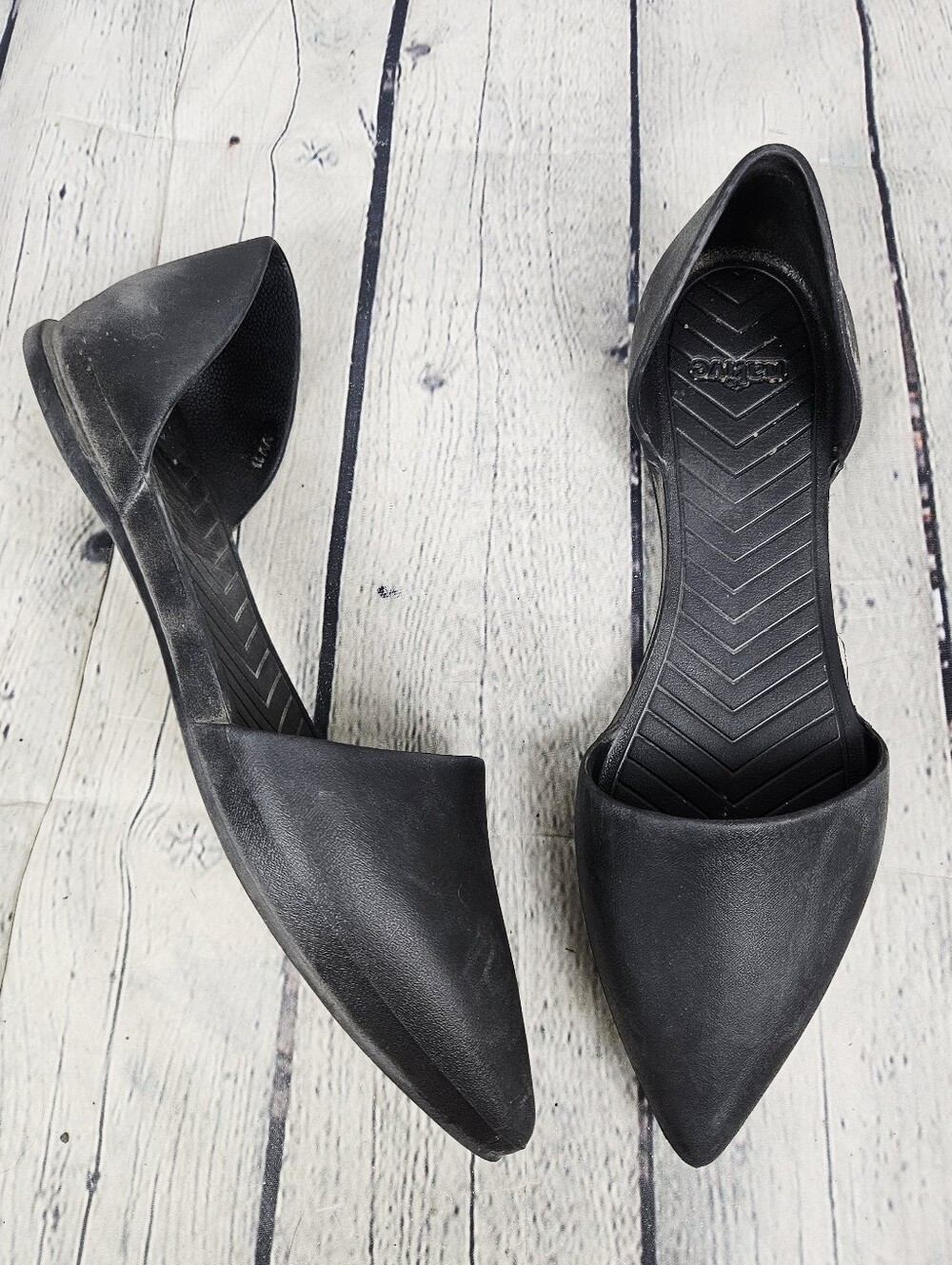 NATIVE | Audrey d'orsay pointed toe EVA molded flats shoes